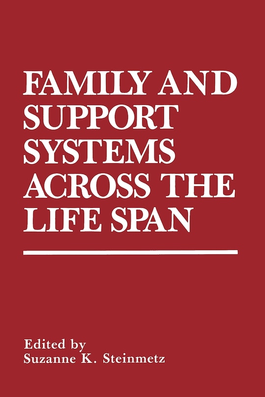 Couverture_Family and Support Systems across the Life Span