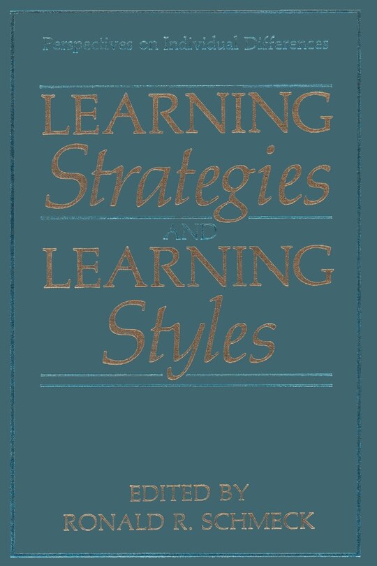 Couverture_Learning Strategies and Learning Styles