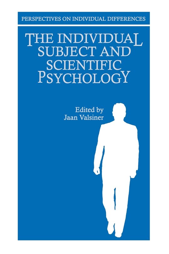 Couverture_The Individual Subject and Scientific Psychology