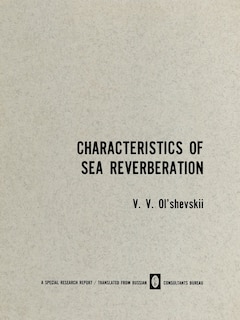Couverture_Characteristics of Sea Reverberation
