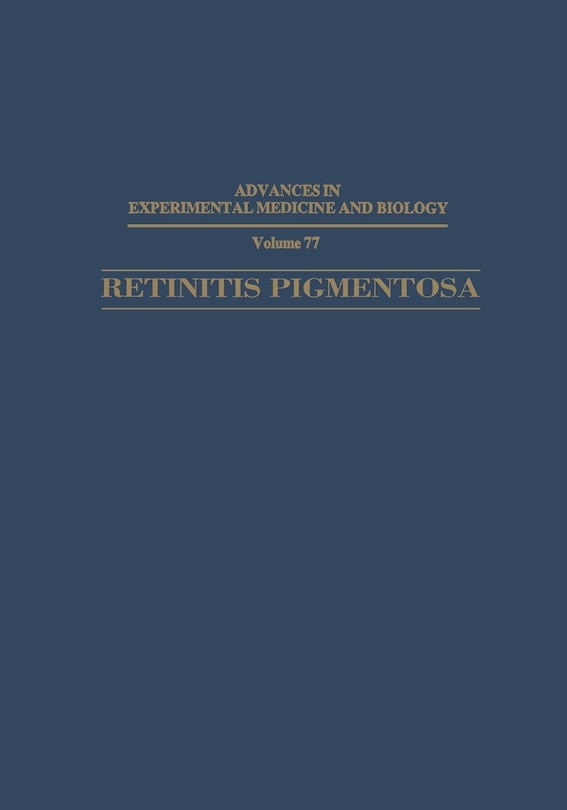 Couverture_Retinitis Pigmentosa