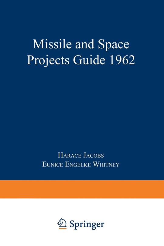 Front cover_Missile and Space Projects Guide 1962