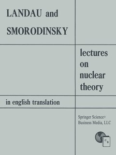 Couverture_Lectures on Nuclear Theory
