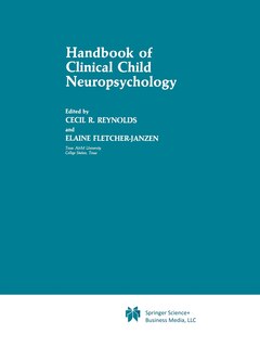 Front cover_Handbook of Clinical Child Neuropsychology