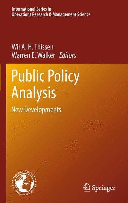 Public Policy Analysis: New Developments