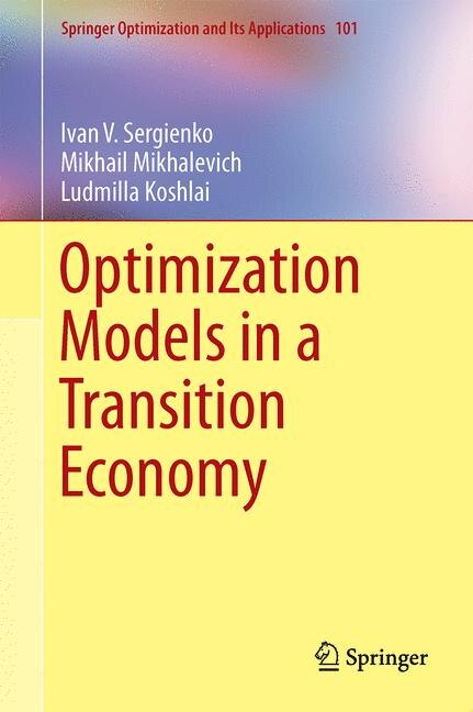 Front cover_Optimization Models in a Transition Economy