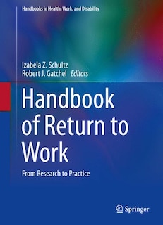 Front cover_Handbook of Return to Work