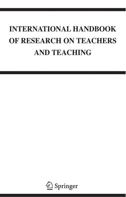 Couverture_International Handbook Of Research On Teachers And Teaching