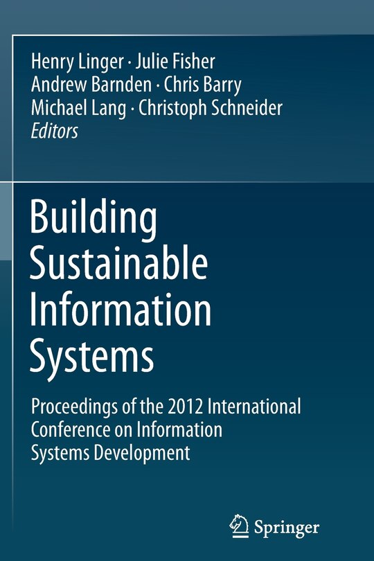 Front cover_Building Sustainable Information Systems