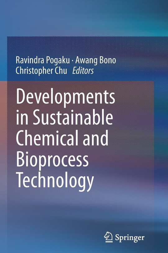 Couverture_Developments In Sustainable Chemical And Bioprocess Technology