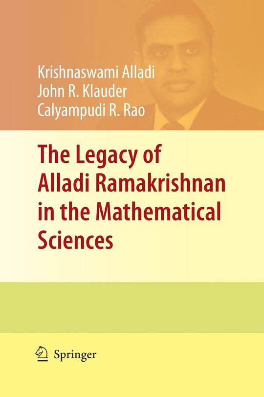 Front cover_The Legacy Of Alladi Ramakrishnan In The Mathematical Sciences