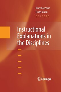 Couverture_Instructional Explanations in the Disciplines