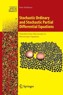 Front cover_Stochastic Ordinary and Stochastic Partial Differential Equations