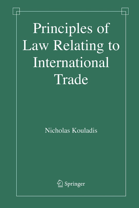 Front cover_Principles of Law Relating to International Trade