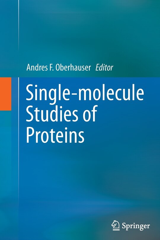 Front cover_Single-molecule Studies of Proteins