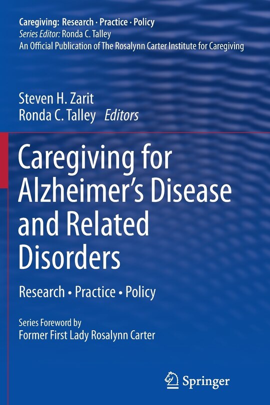 Front cover_Caregiving for Alzheimer's Disease and Related Disorders