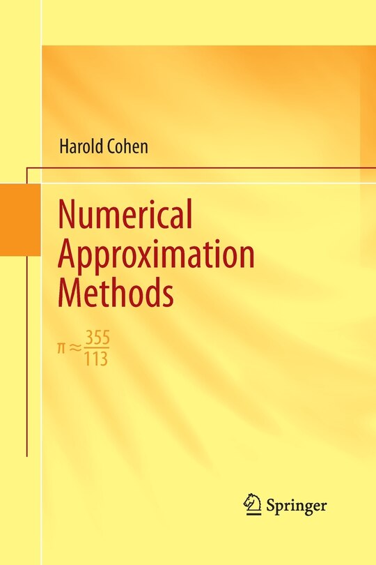 Front cover_Numerical Approximation Methods
