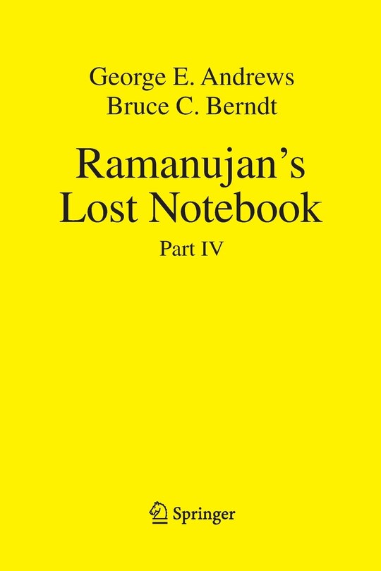 Front cover_Ramanujan's Lost Notebook