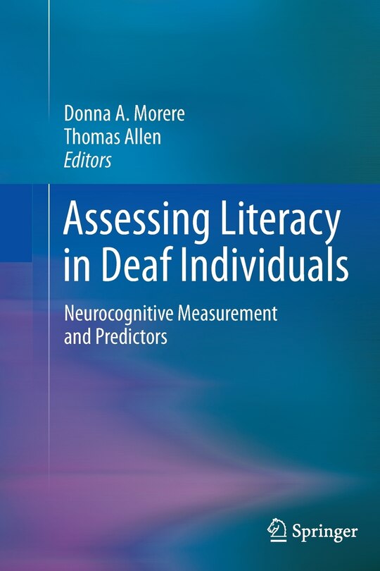 Front cover_Assessing Literacy In Deaf Individuals