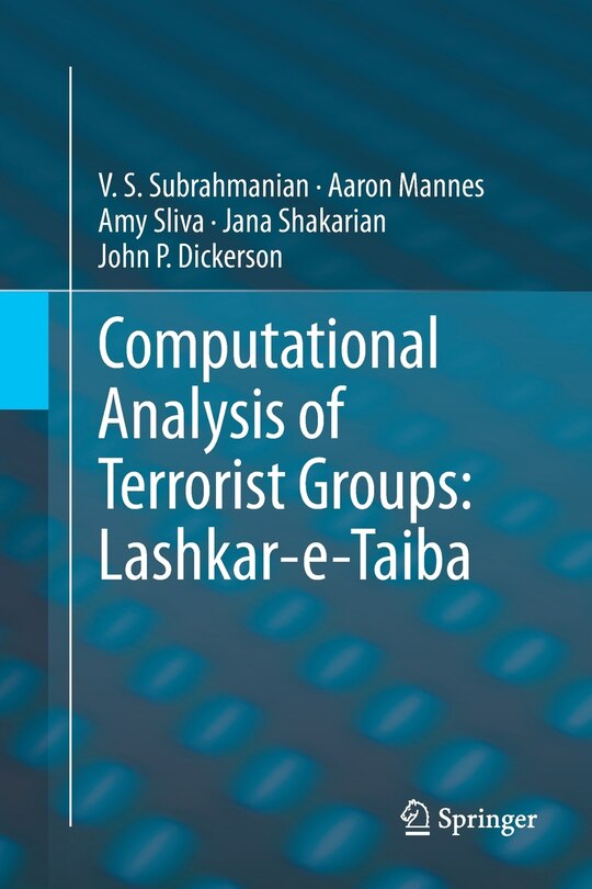 Couverture_Computational Analysis Of Terrorist Groups