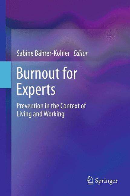 Front cover_Burnout for Experts