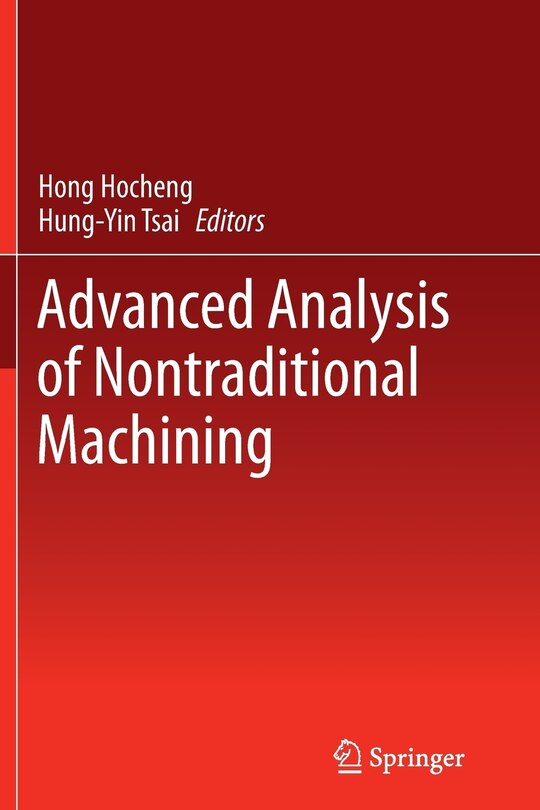 Front cover_Advanced Analysis of Nontraditional Machining