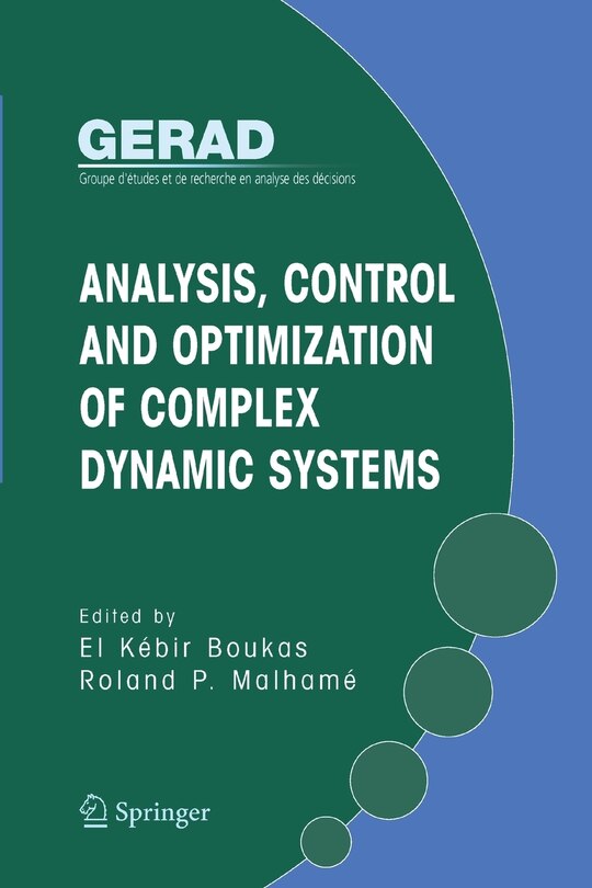 Front cover_Analysis, Control and Optimization of Complex Dynamic Systems