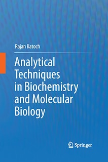 Couverture_Analytical Techniques In Biochemistry And Molecular Biology
