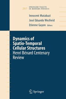 Couverture_Dynamics of Spatio-Temporal Cellular Structures