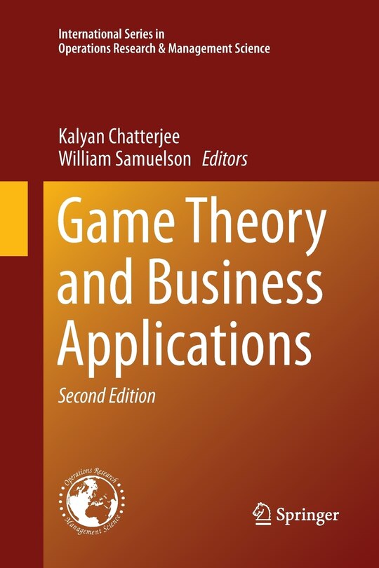 Front cover_Game Theory And Business Applications