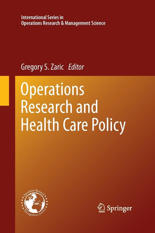 Couverture_Operations Research and Health Care Policy