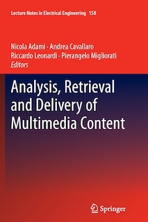 Couverture_Analysis, Retrieval and Delivery of Multimedia Content