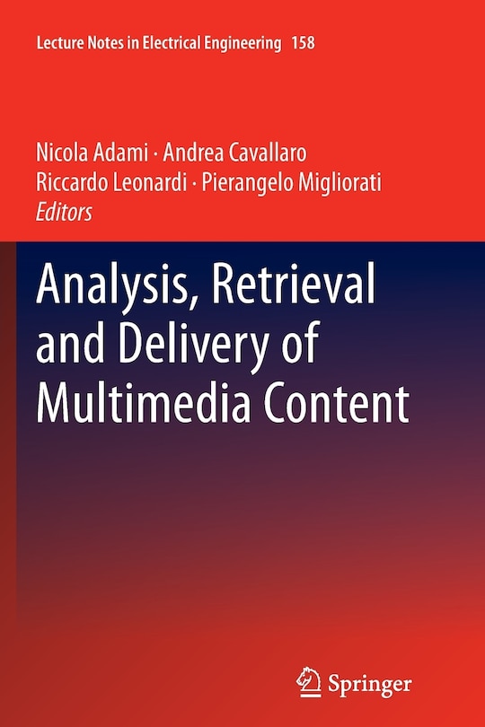 Couverture_Analysis, Retrieval and Delivery of Multimedia Content