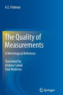 Front cover_The Quality of Measurements