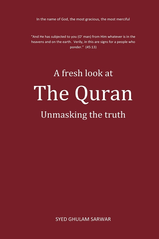 Front cover_A fresh look at The Quran