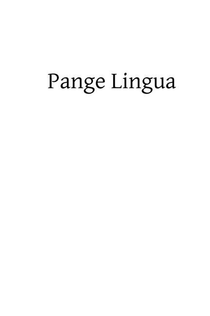 Couverture_Pange Lingua