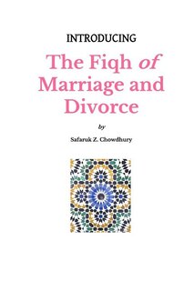 Front cover_Introducing The Fiqh of Marriage and Divorce