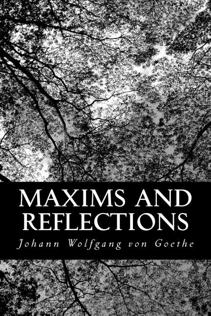 Front cover_Maxims and Reflections