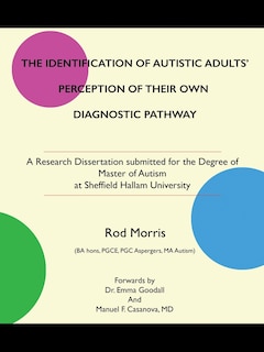 Couverture_THE IDENTIFICATION OF AUTISTIC ADULTS' PERCEPTION OF THEIR OWN DIAGNOSTIC PATHWAY