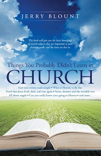 Couverture_Things You Probably Didn't Learn In Church