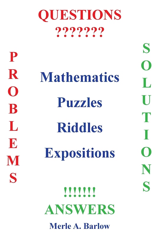 Front cover_Mathematics, Puzzles, Riddles, Expositions