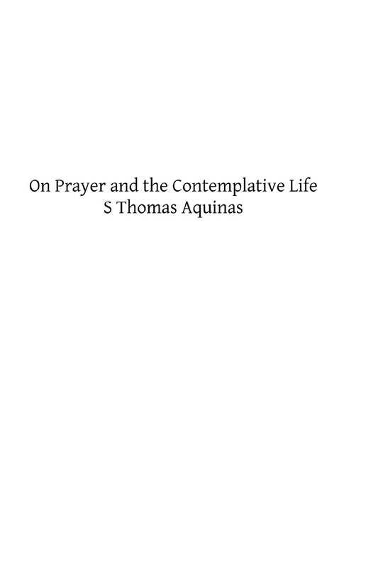 Couverture_On Prayer and the Contemplative Life