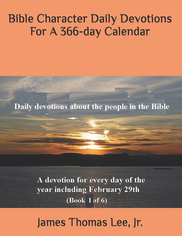 Front cover_Bible Character Daily Devotions For A 366-day Calendar