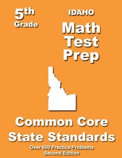 Couverture_Idaho 5th Grade Math Test Prep