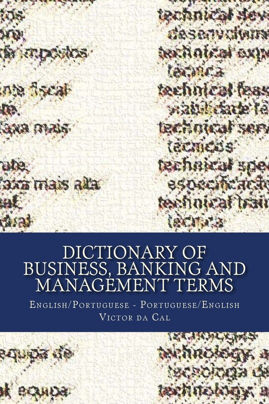 Front cover_Dictionary of Business, Banking and Management Terms