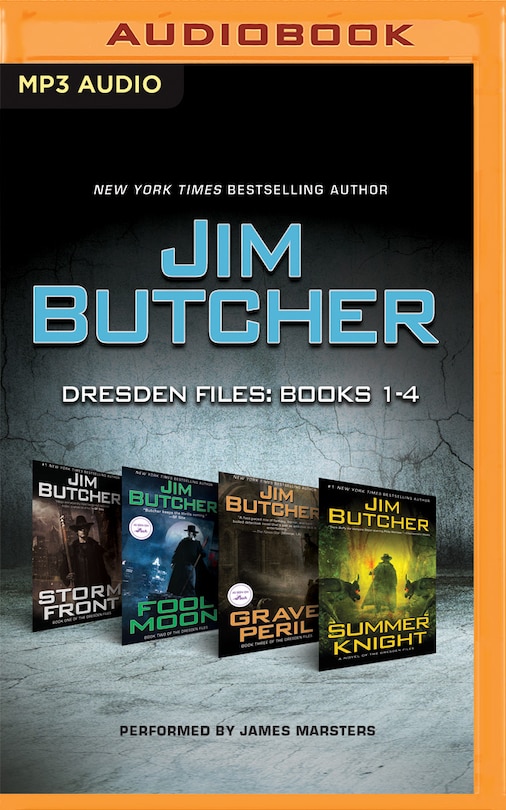 Front cover_Jim Butcher: Dresden Files, Books 1-4