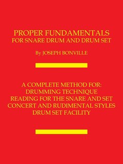 Couverture_PROPER FUNDAMENTALS FOR SNARE DRUM AND DRUM SET
