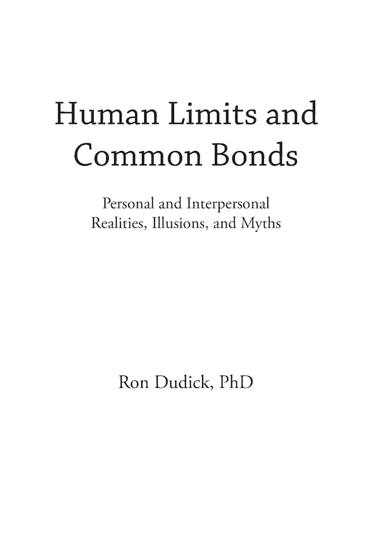 Front cover_Human Limits and Common Bonds
