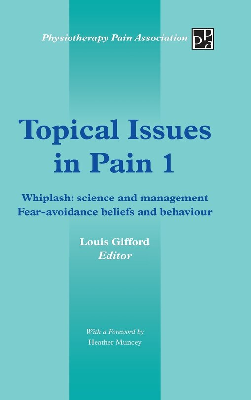Front cover_Topical Issues In Pain 1