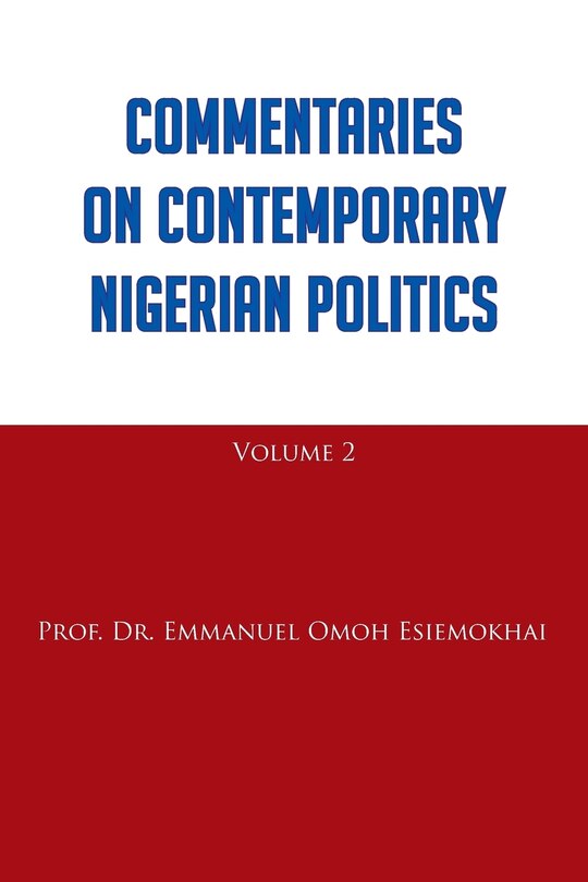 Front cover_Commentaries on Contemporary Nigerian Politics